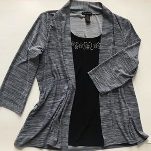 XL Women’s Career Top, Heather Grey